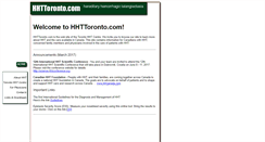 Desktop Screenshot of hhttoronto.com