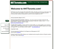 Tablet Screenshot of hhttoronto.com